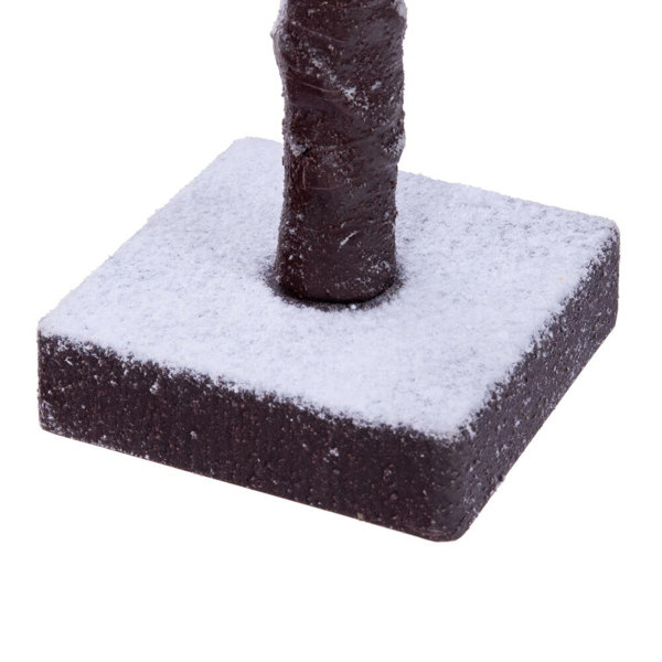 Primrue Vickerman LED Brown Frosted Twig Tree 24'' Plant Wayfair